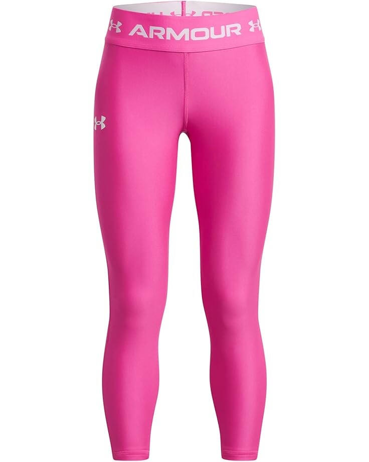 

Брюки Under Armour Kids Armour Ankle Crop, цвет Rebel Pink/White