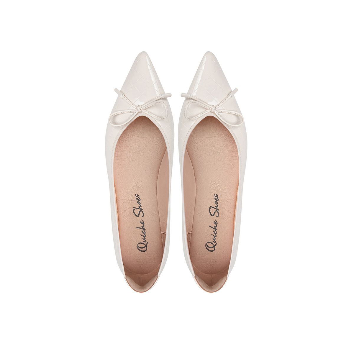 Повседневные туфли женские QUICHESHOES, Бордовые — фото 2