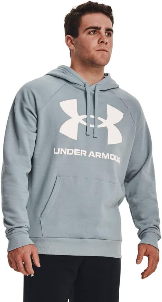 

Толстовка Under Armour Men's Rival Fleece Big Logo, (465) Harbor Blue/Onyx White, Белый, Толстовка Under Armour Men's Rival Fleece Big Logo, (465) Harbor Blue/Onyx White