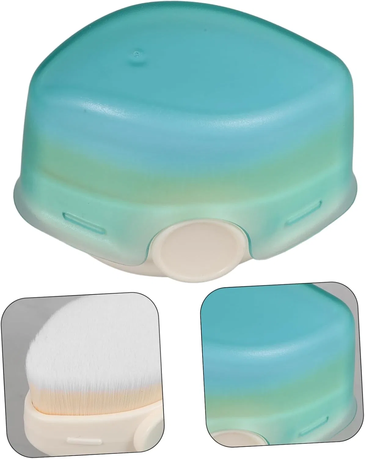 Кисть для лица Sunscreen Applicator Laladefiee голубая — фото 4