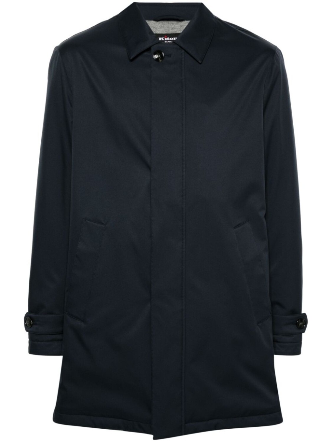 

Kiton стеганое пальто, синий