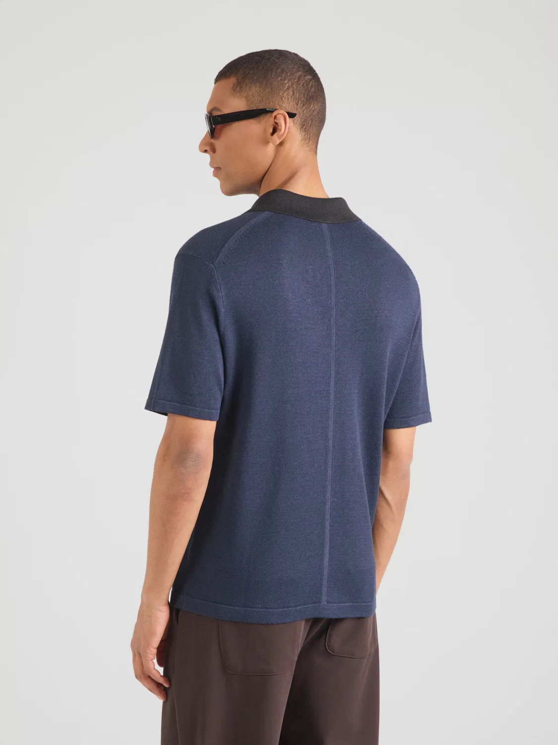 Свитер Calvin Klein JOHNNY темно-синего цвета — фото 4