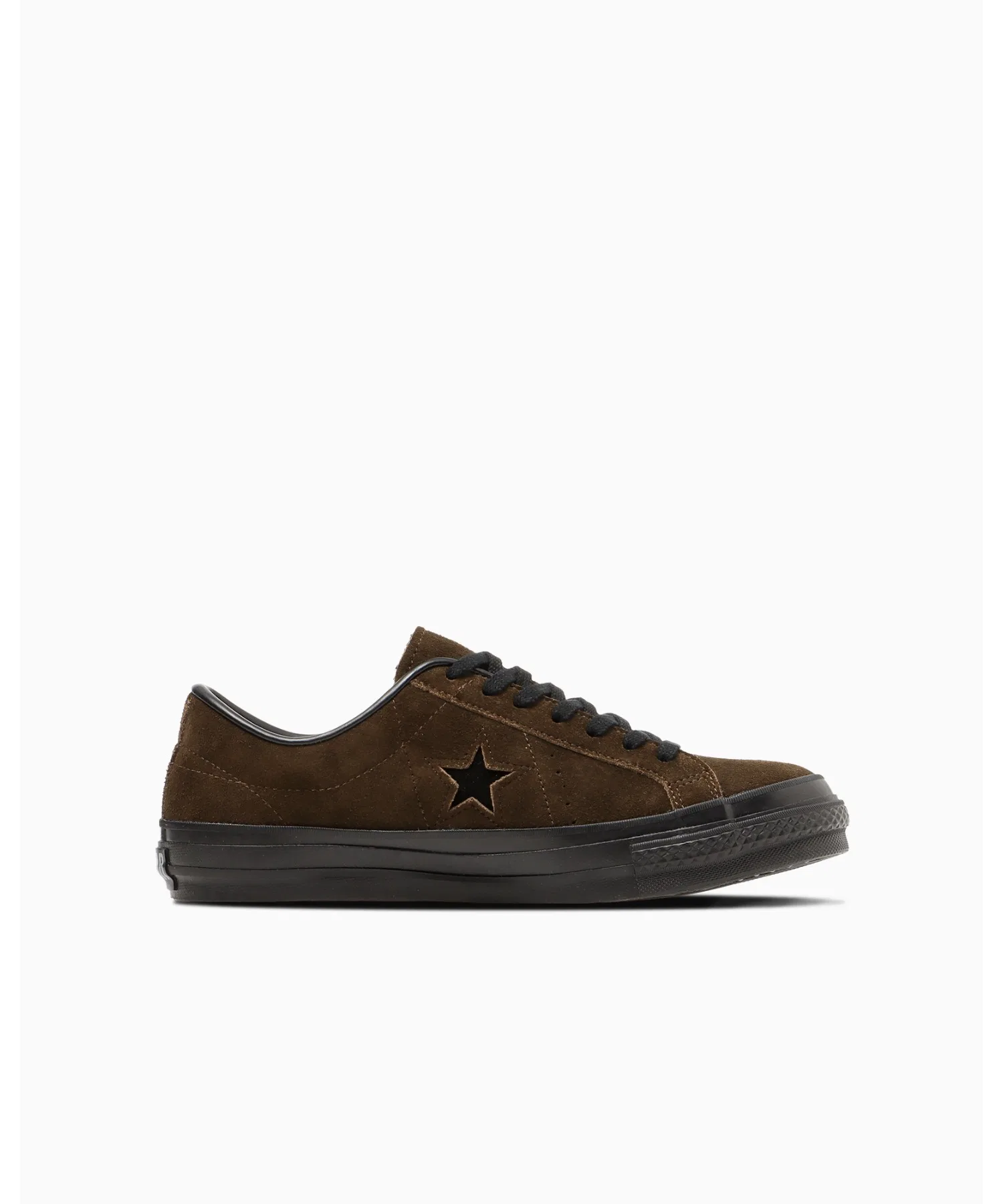 Унисекс кроссовки CONVERSE ONE STAR J SUEDE из замши коричневые — фото 3