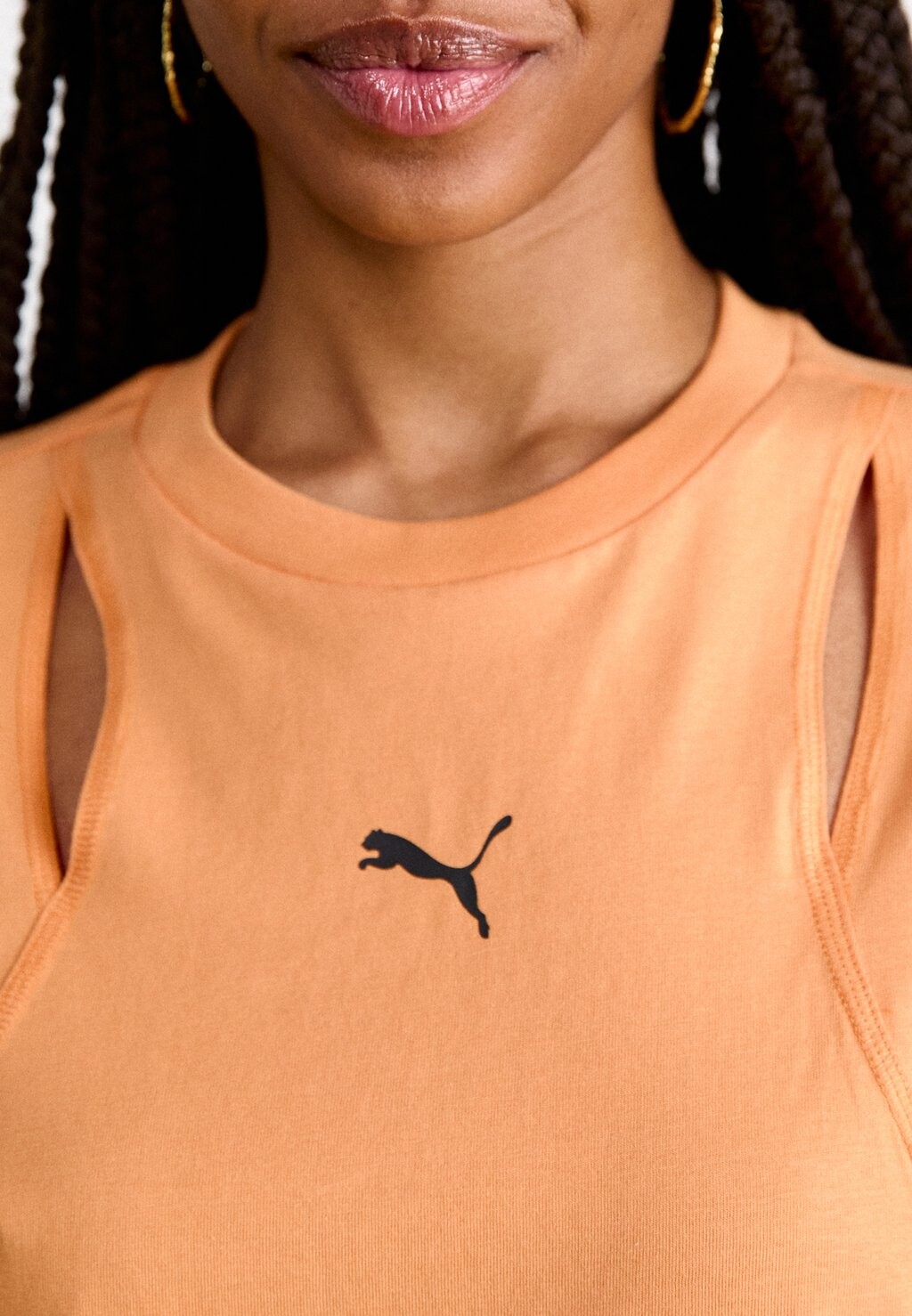 

Базовая футболка DARE TO OVERSIZED CUTOUT TEE Puma, оранжевый