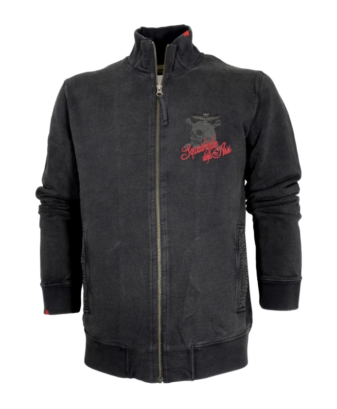 

Свитер Aeronautica Militare на молнии, черный