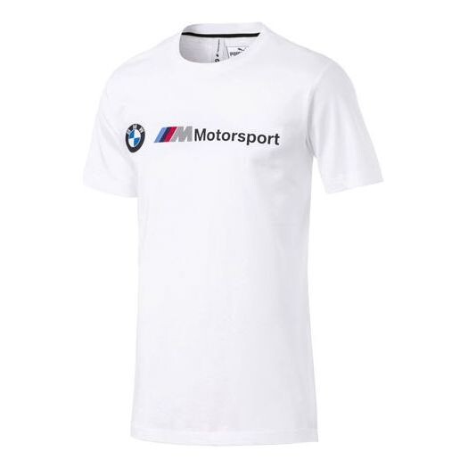 

Футболка bmw motorsport racing series casual sports round neck short sleeve white Puma, белый