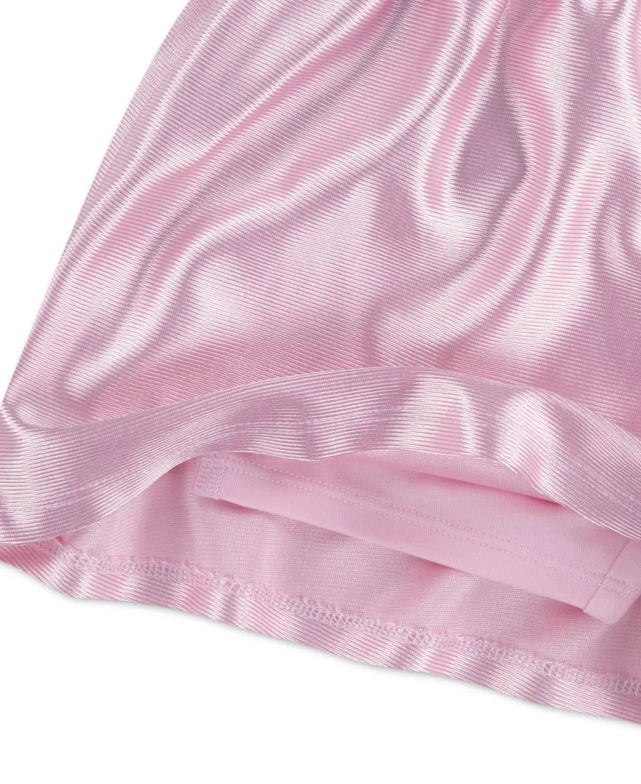 Детский комплект из футболки и шорт Durasheen с круглым вырезом, размер 4T-6X Jordan, medium soft розовый — фото 4