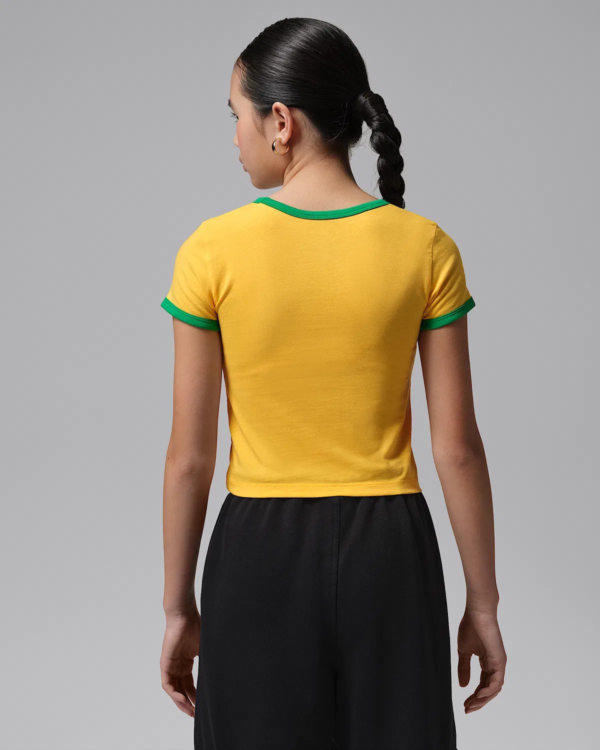 Детская футболка Jordan Retro Graphic, Yellow/Green/White — фото 2