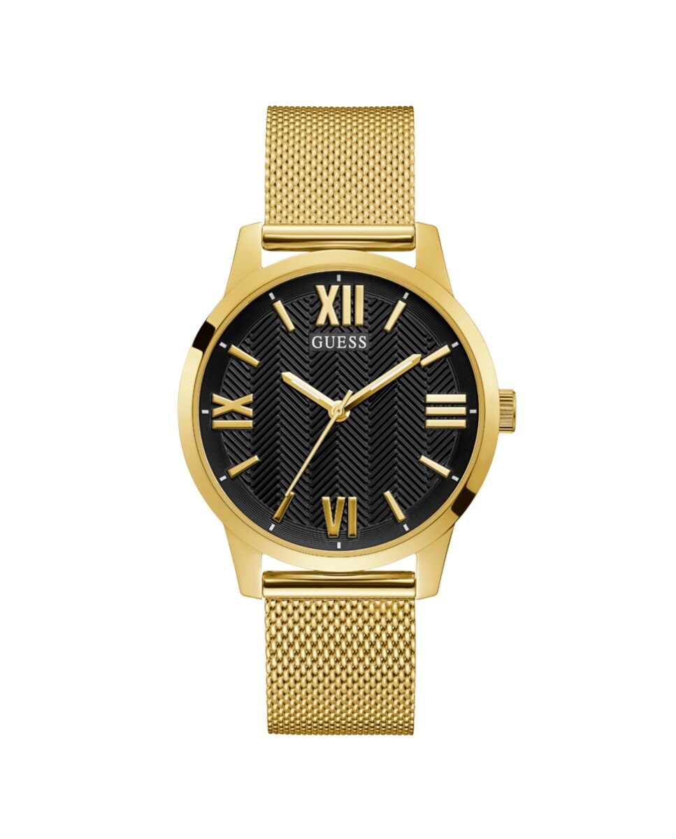 

Мужские часы Campbell GW0214G2 со стальным и золотым ремешком Guess, золотой