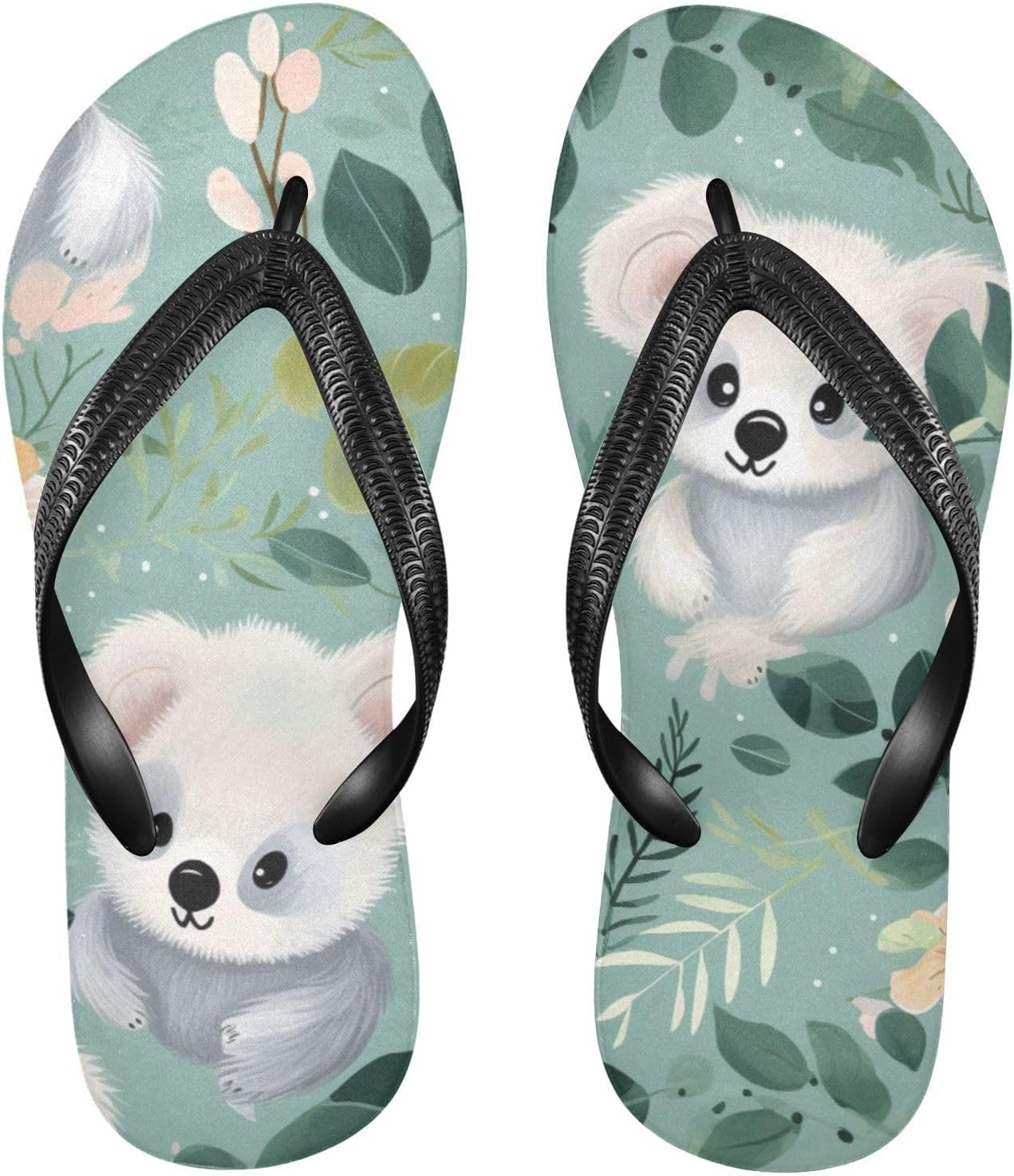 

Коала Листья Шлепанцы Пляжные Летние Повседневные Сандалии для Женщин и Мужчин Для Душа Kfbe, Koala