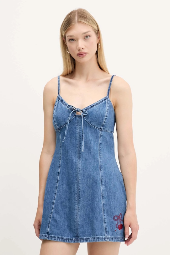 

Джинсовое платье Hollister Co., синий