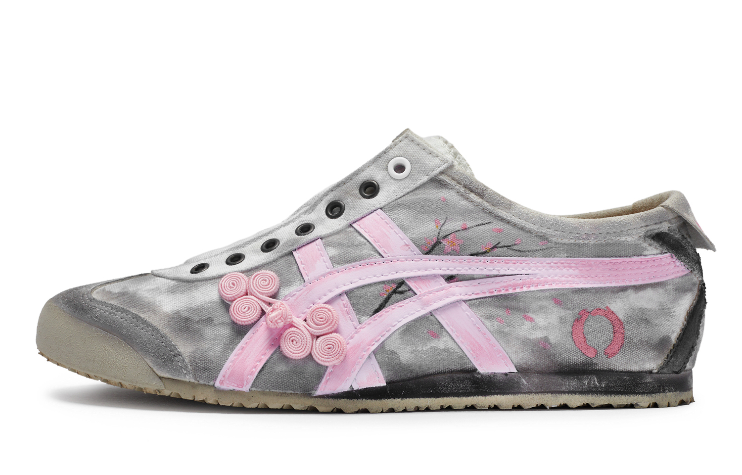 Onitsuka Tiger Мексика 66 повседневные кроссовки унисекс низкие розово-серые, цвет Gray Pink — фото 2