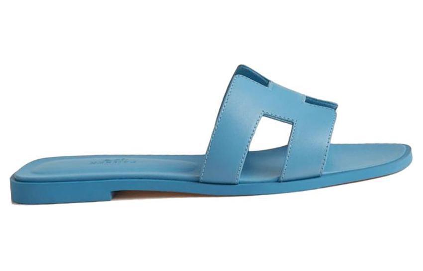 Oran Slide Сланцы Женские Синий HERMES — фото 2