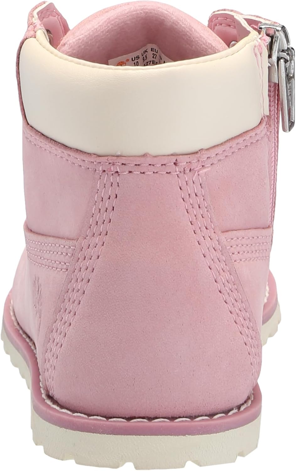 Детские ботинки Timberland Pokey Pine Mid Boot с боковой застежкой-молнией, Pink Nectar — фото 3