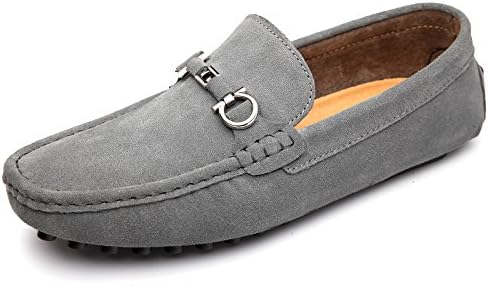 

Замшевые лоферы SWZEC, серый