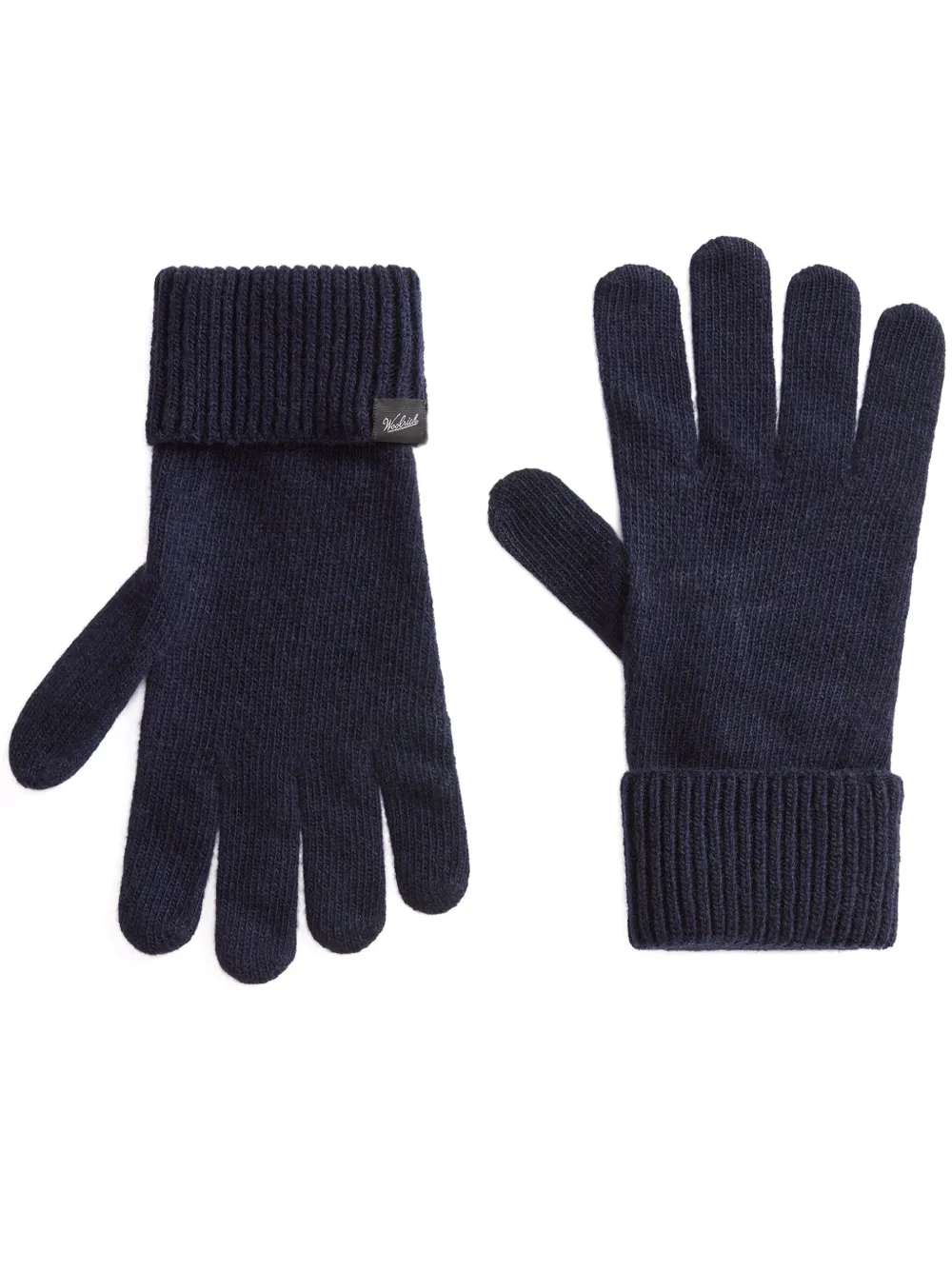 

Шерстяные перчатки с логотипом WOOLRICH, синий
