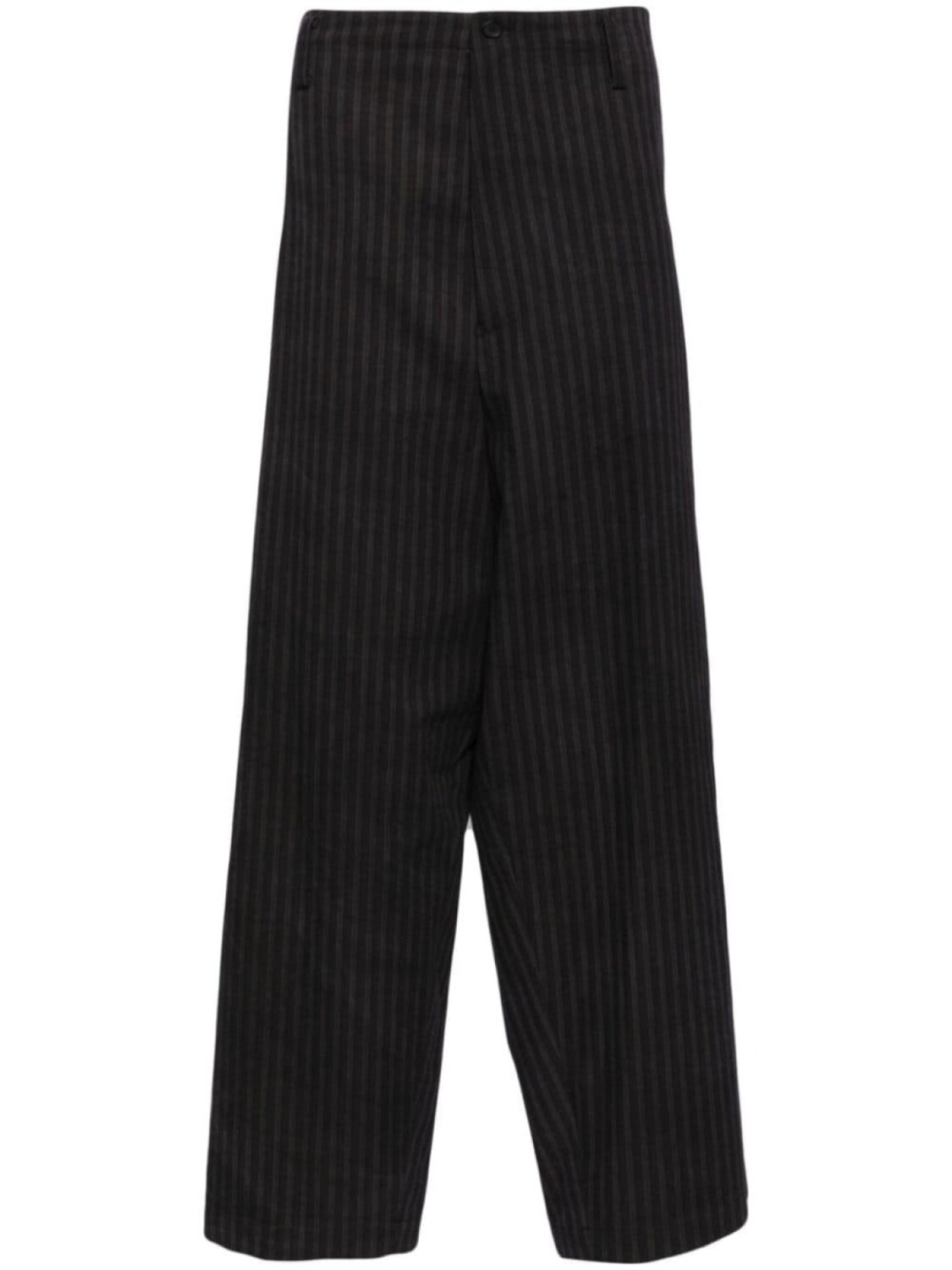 

Yohji Yamamoto брюки в полоску, серый