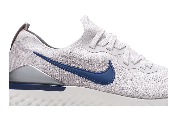 Кроссовки Epic React Flyknit 2 'Vast Grey Coastal Blue', серый — фото 2