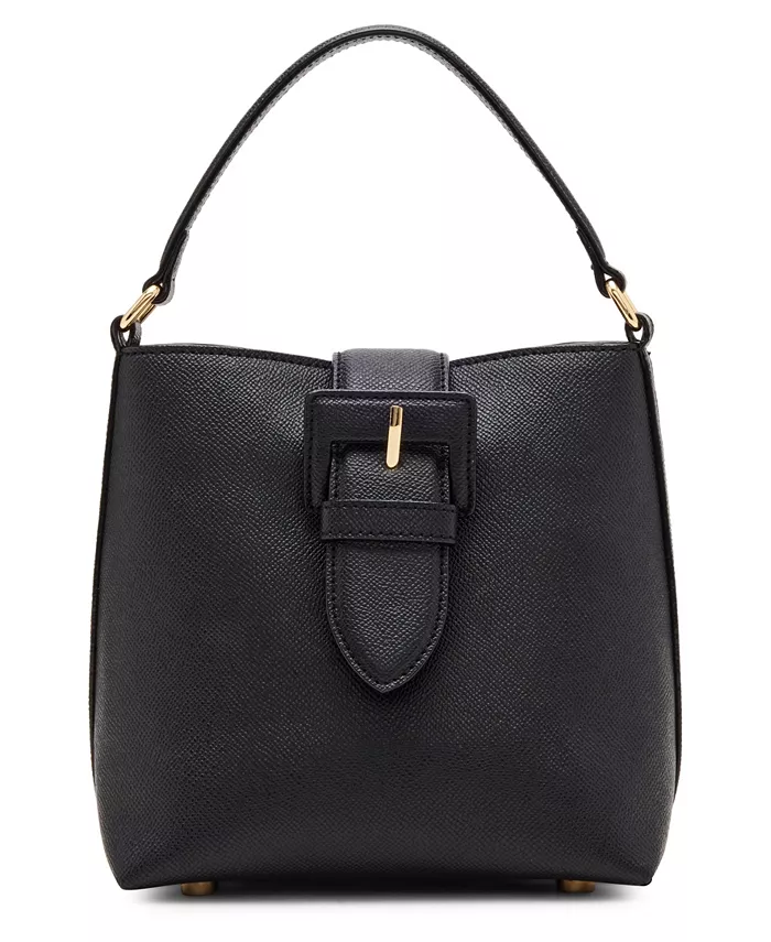 

Мини-сумка-ведро с декоративной пряжкой Anne Klein, черный