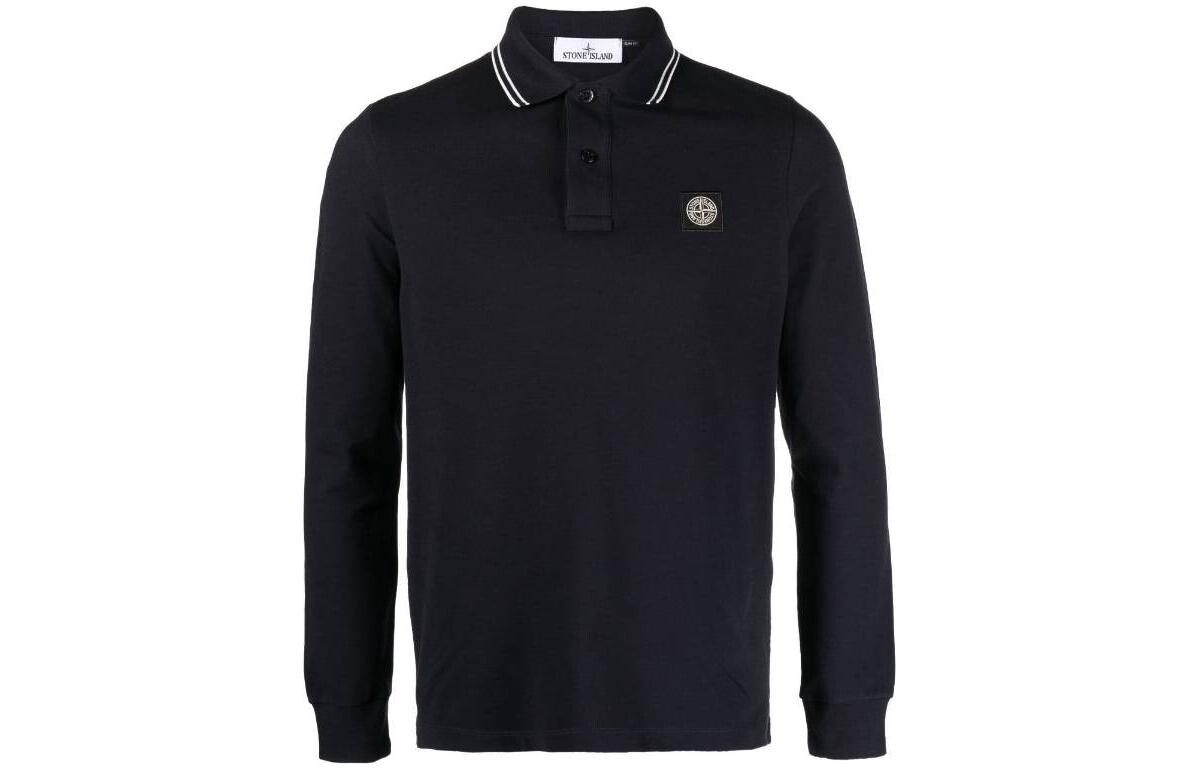 

Футболка мужская темно-синяя Stone Island, темно-синий