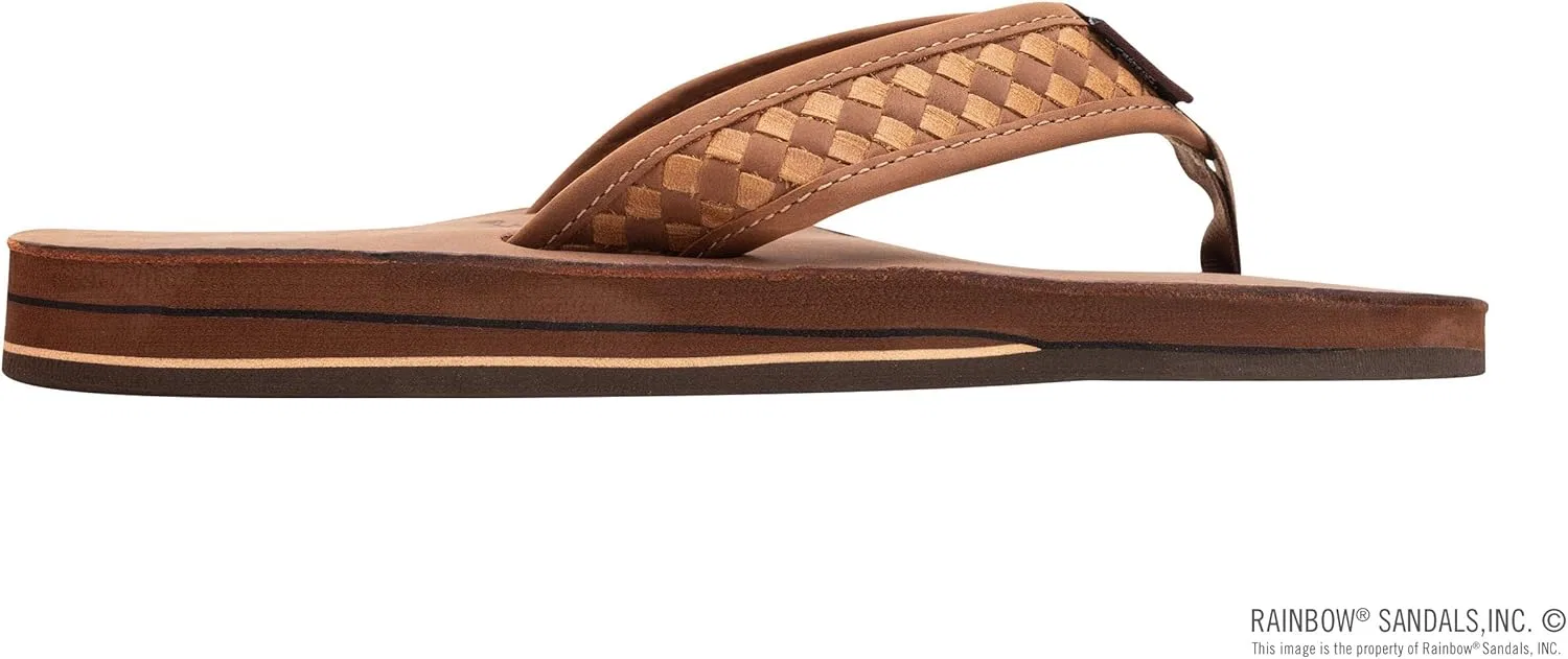 Сандалии двухслойные Rainbow, красное дерево Rainbow Sandals — фото 4