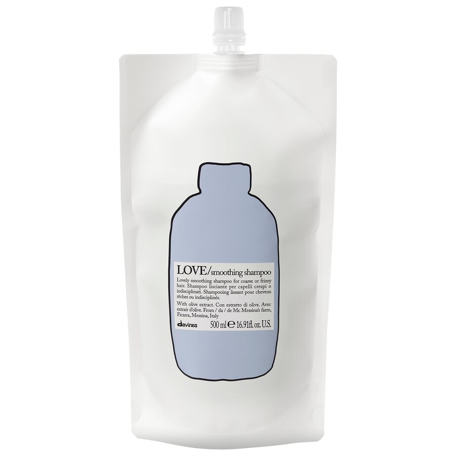 

Шампунь LOVE для разглаживания вьющихся волос Davines, 16.91 oz/500 mL Refill Pouch