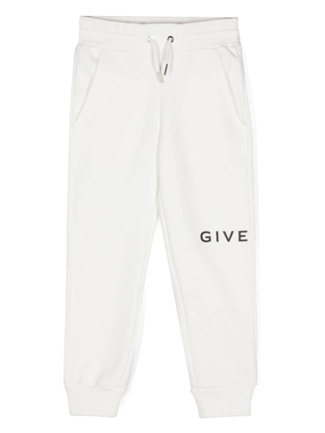 

Givenchy Kids спортивные брюки с логотипом, белый