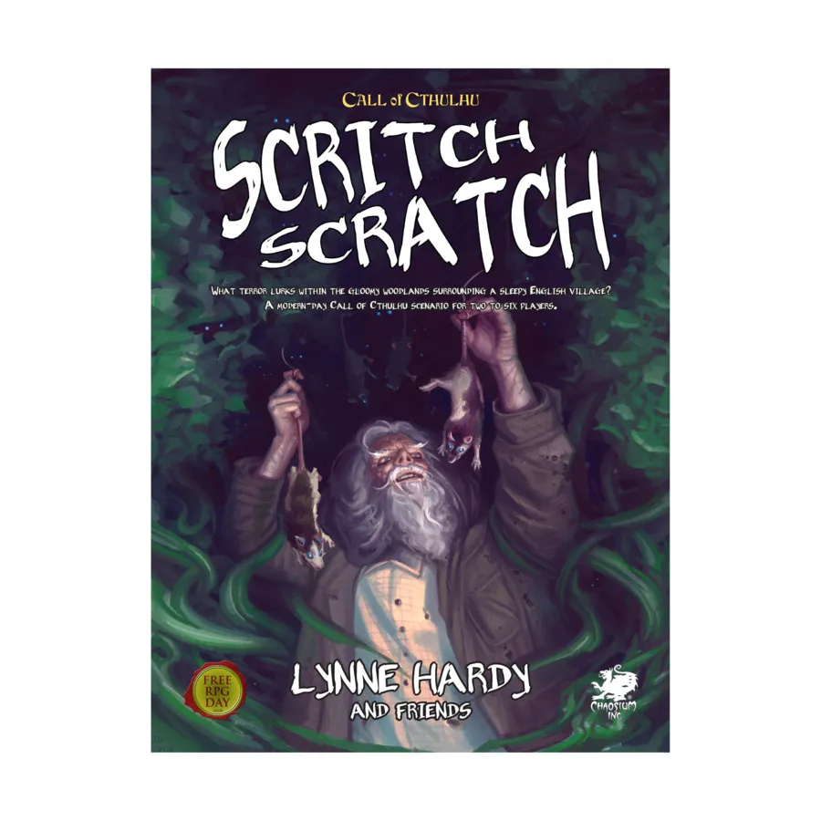 

Модуль Scritch Scratch (Free RPG Day 2018), Call of Cthulhu - Adventures & Modules (Chaosium 5.6-6th Editions)
