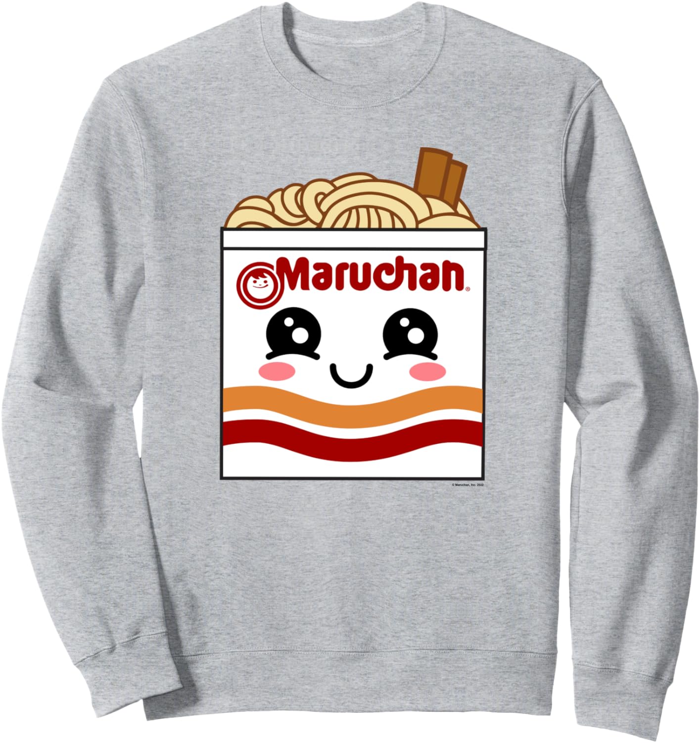 

Толстовка Maruchan Instant Lunch Kawaii Ramen Cup Logo, серая Maru-Chan, Серый, Толстовка Maruchan Instant Lunch Kawaii Ramen Cup Logo, серая Maru-Chan