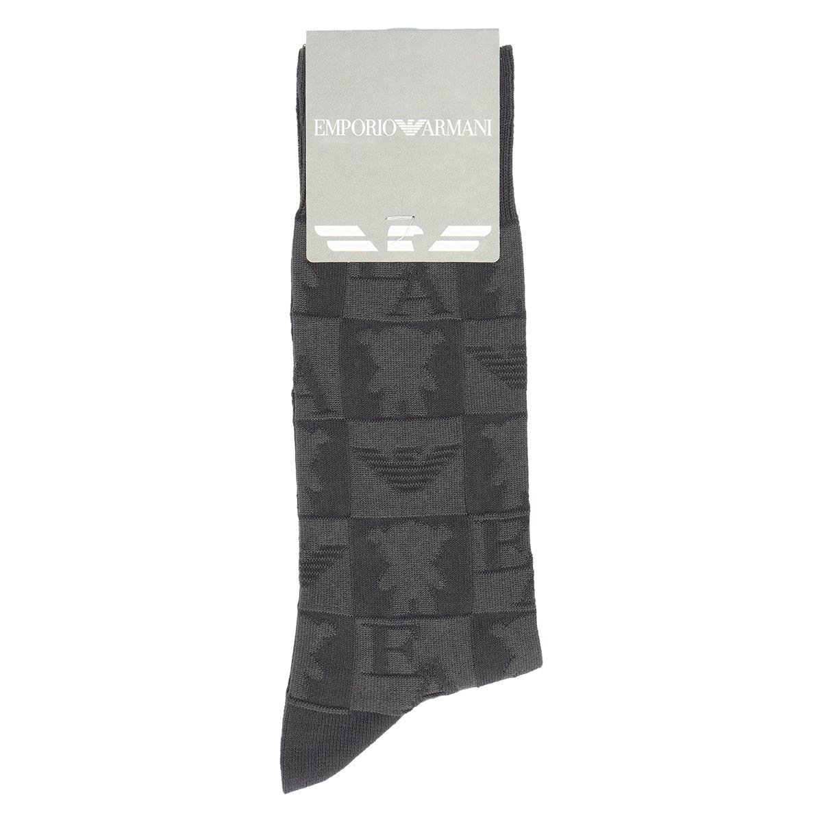 Мужская повседневная толстовка с круглым вырезом из хлопковой смеси. Emporio Armani, 97. Charcoal