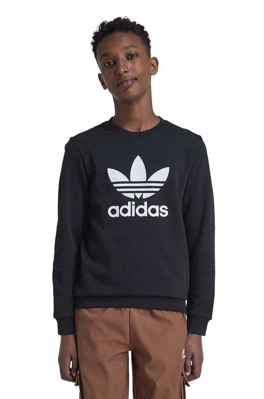 

Детская толстовка adidas Originals TREFOIL CREW, черный