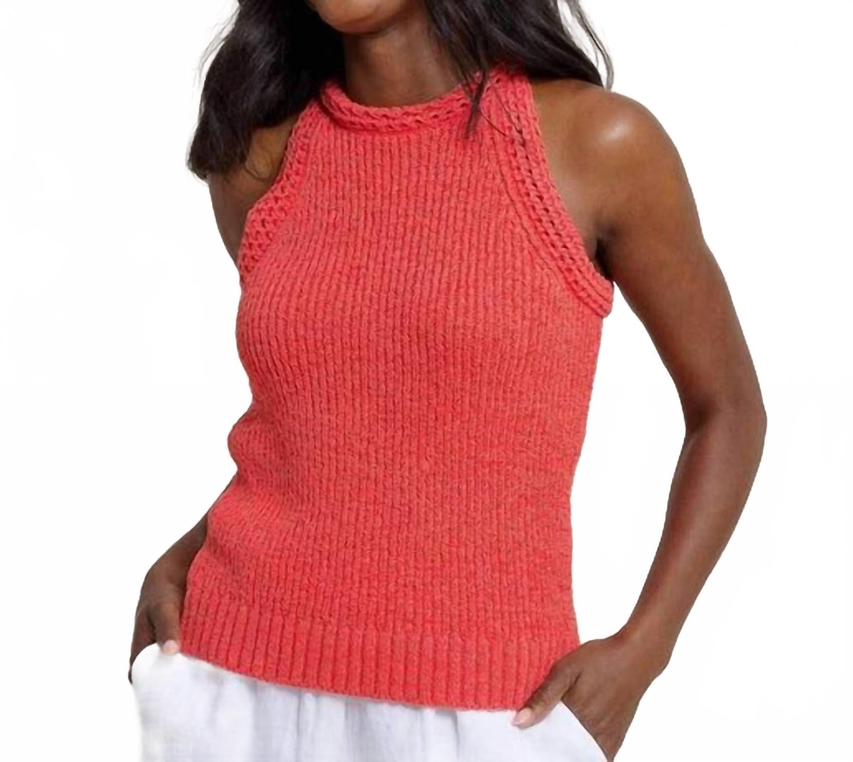 

Топ-свитер Tessa в коралловом закатном оттенке SOUTHERN TIDE