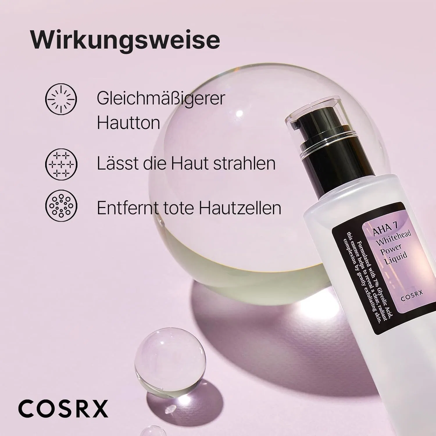 Пилинг Cosrx — Отшелушивающая жидкость AHA 7 Whitehead Power-Flüssigkeit, 100 мл — фото 3