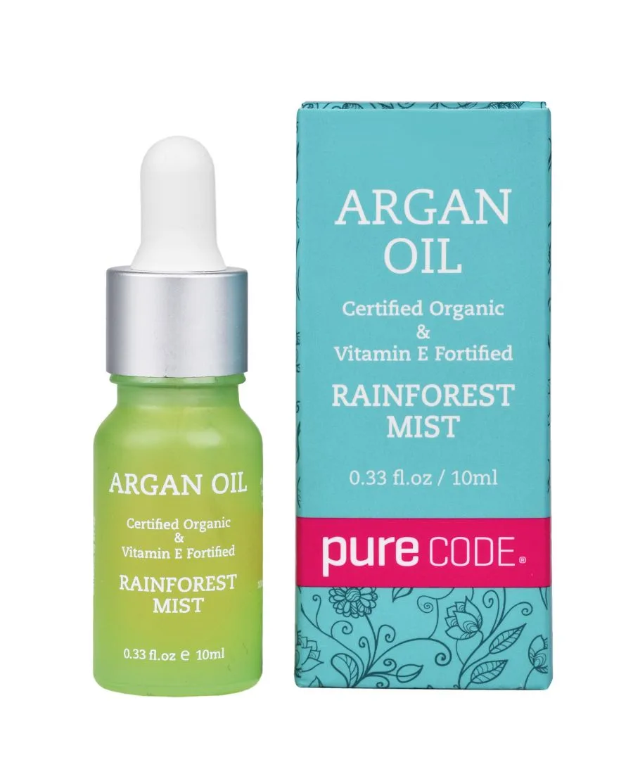 Увлажняющий гель с аргановым маслом, спрей Rainforest Mist, перчатки SM, носки 6-9 PURECODE, Aqua — фото 2