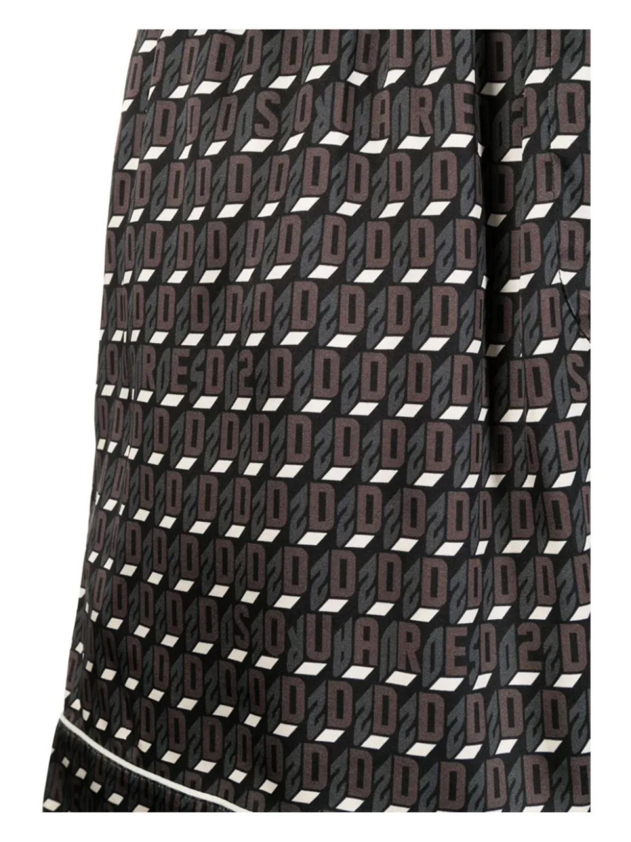 

Плавки-шорты с завязками и логотипом DSQUARED2, коричневый