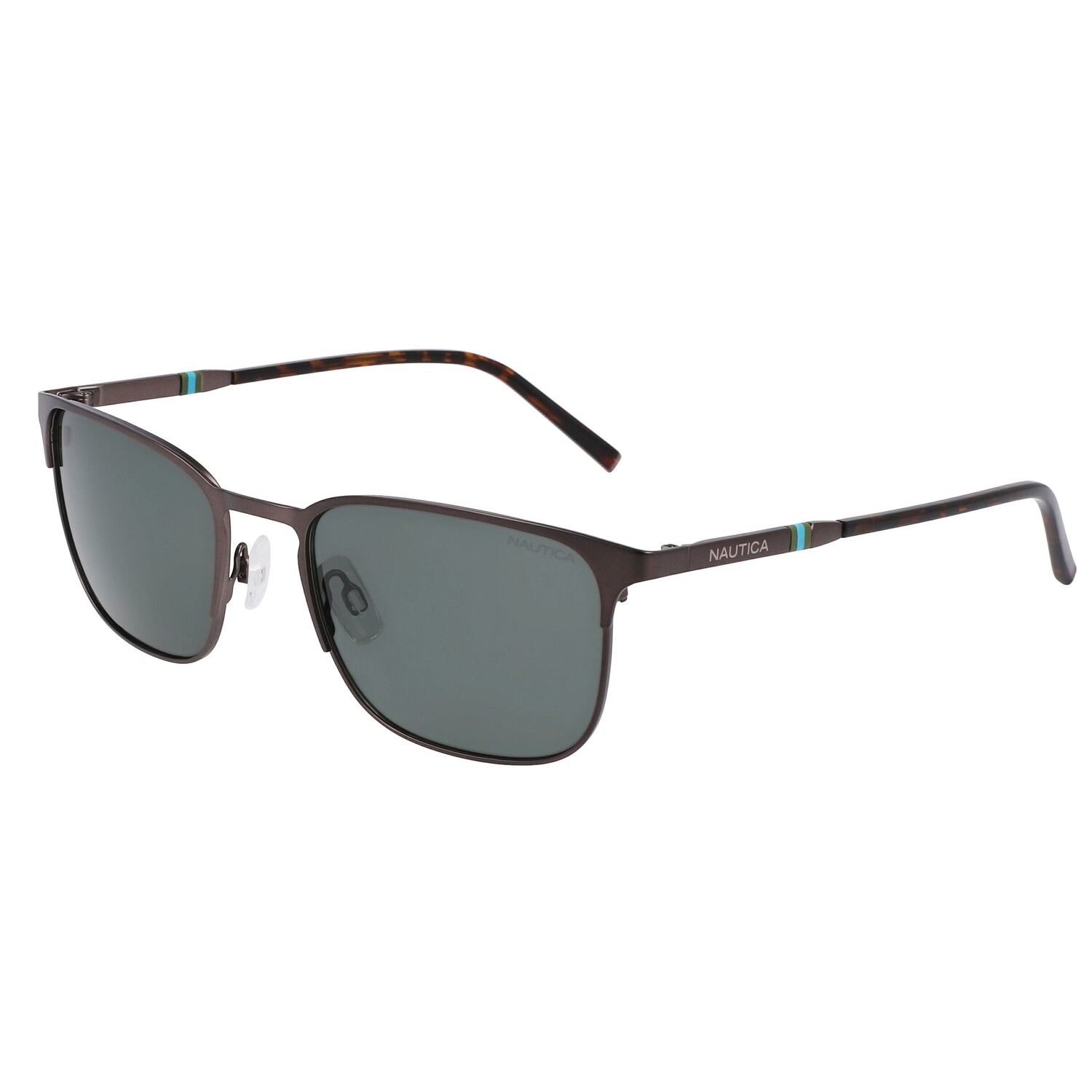 

Мужские прямоугольные солнцезащитные очки Nautica, цвет Cobblestone Htr B1068