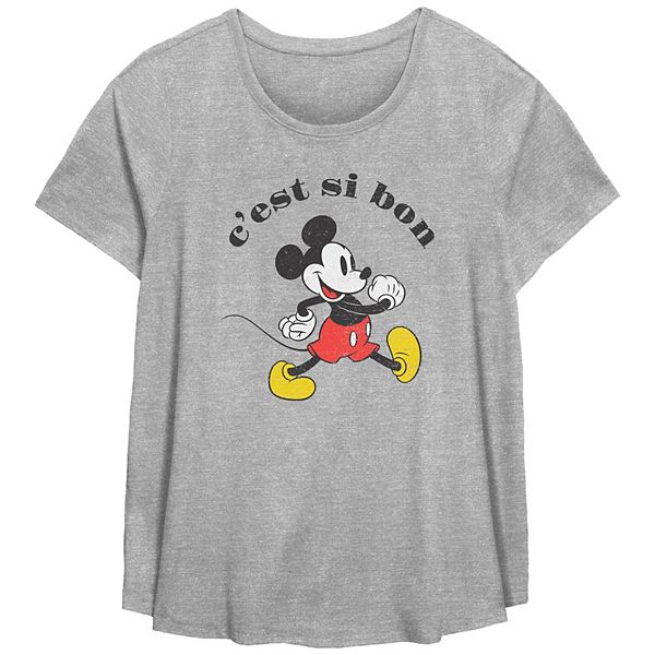 

Футболка Mickey Mouse C'est Si Bon Plus Size Disney