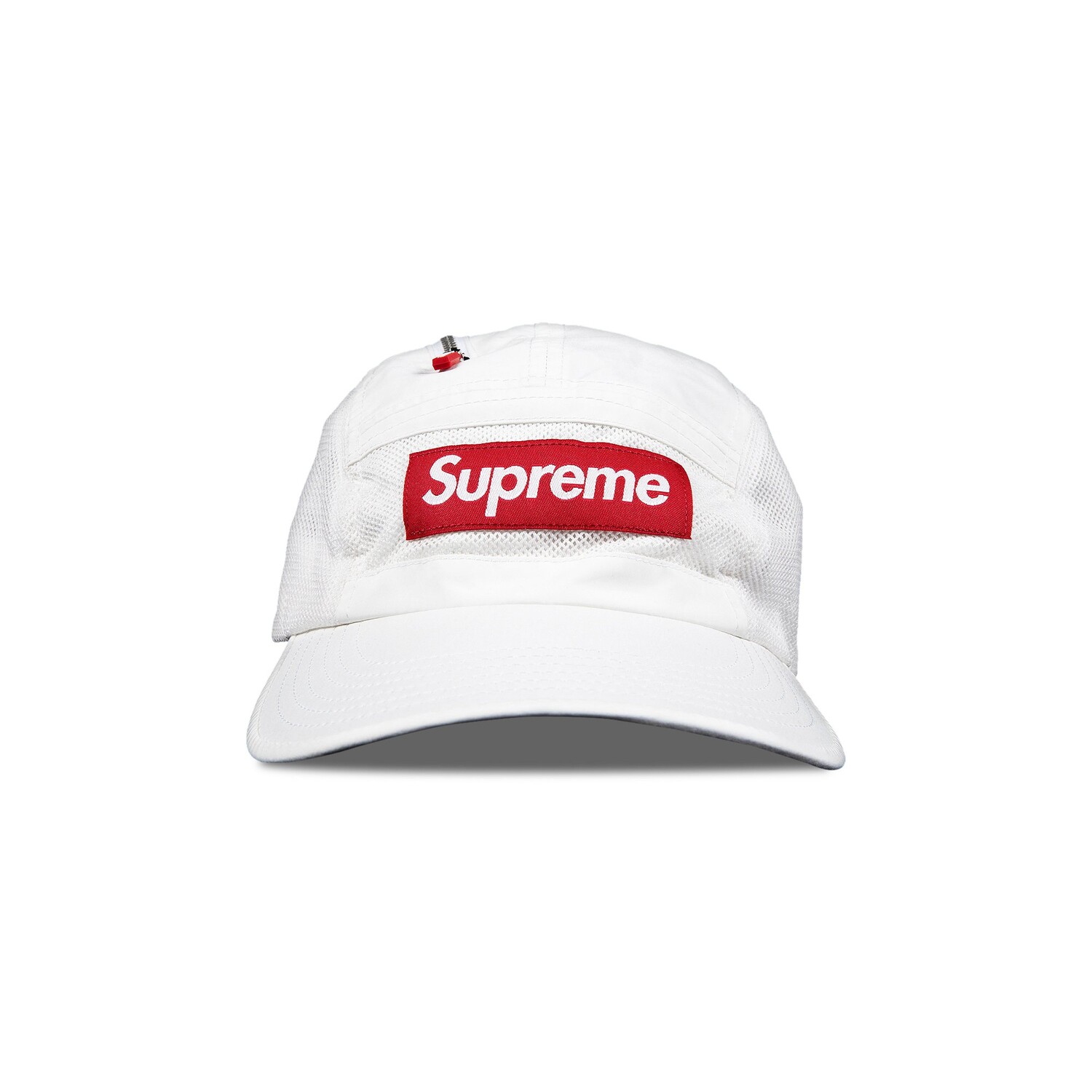 

Кепка Supreme с сетчатой молнией, цвет Белая