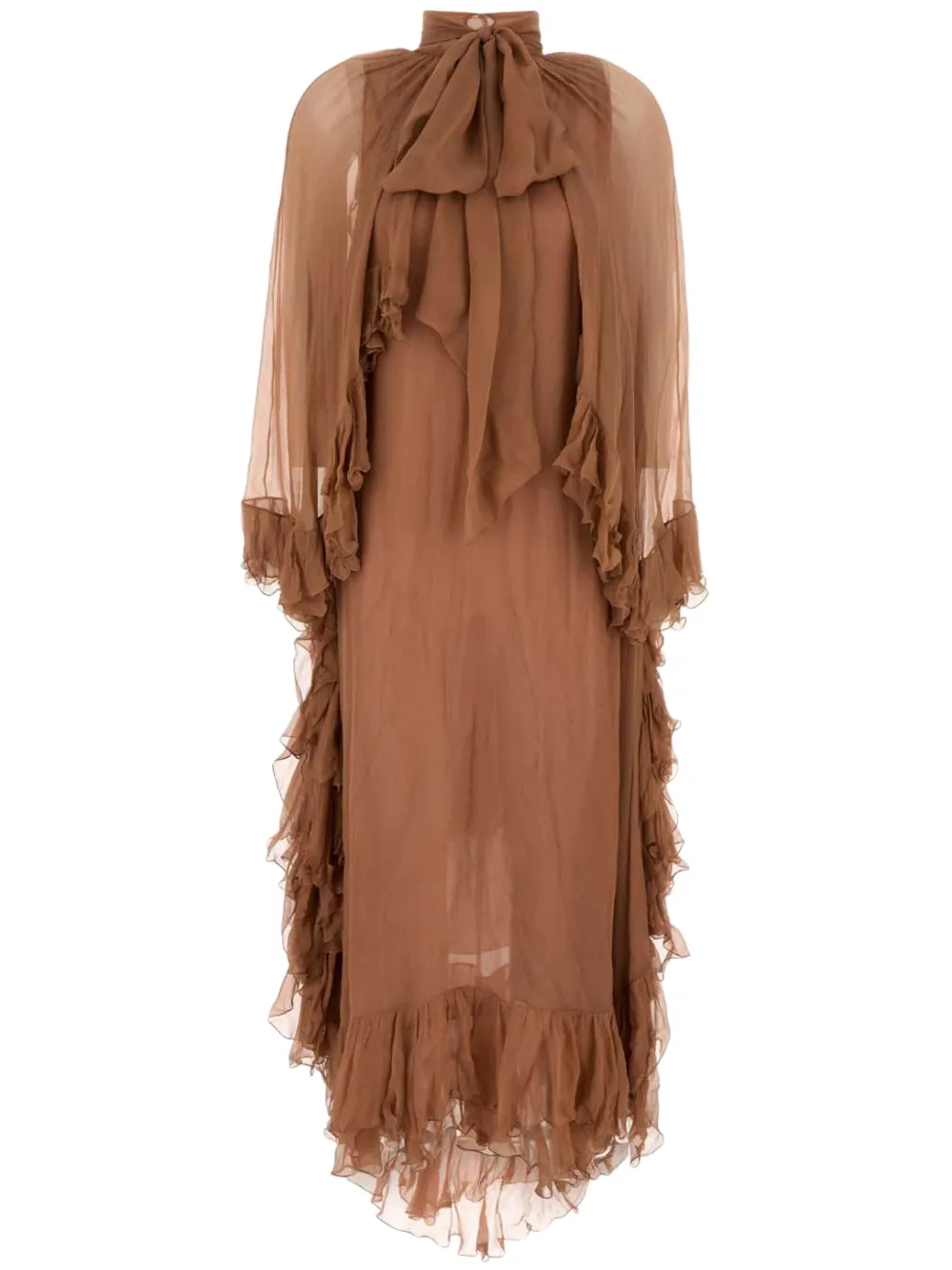 

Платье миди RO06 CHLOÉ, коричневый