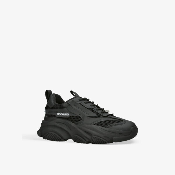 Кроссовки Posession с сетчатыми вставками и массивной подошвой Steve Madden, черный — фото 3