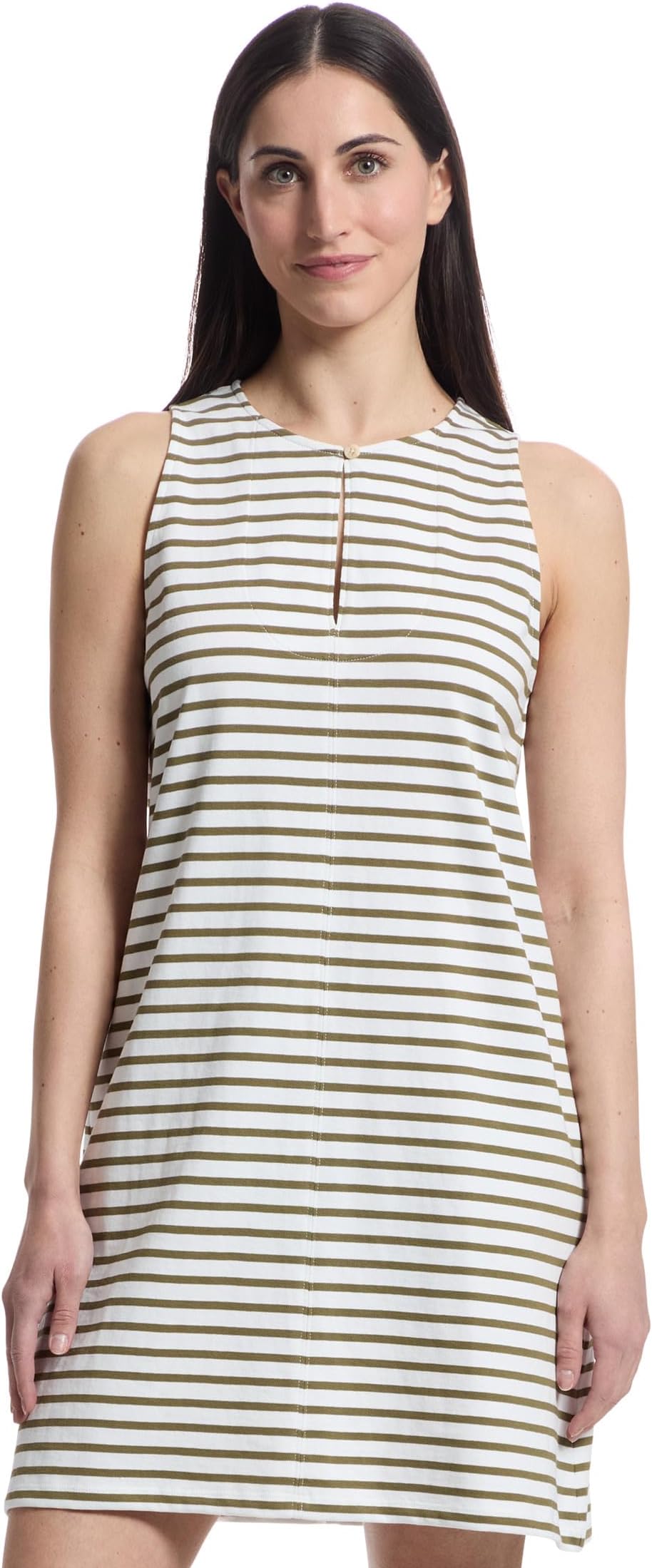 

Платье Lilla P Keyhole Tank Dress, цвет Kelp Stripe