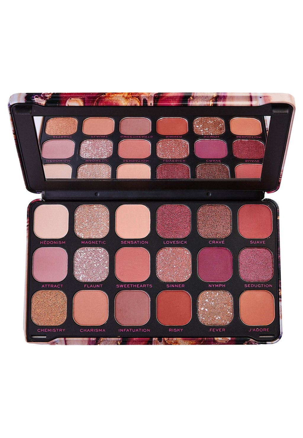 

Палитра теней для век EYESHADOW PALETTE FOREVER FLAWLESS ALLURE Makeup Revolution, цвет multi