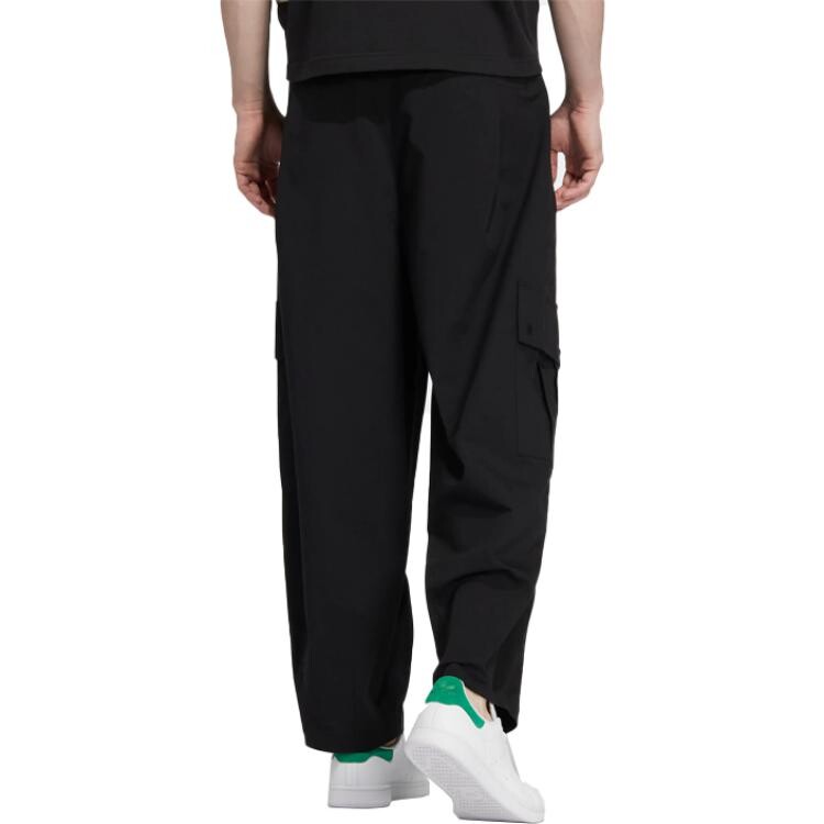 Трикотажные спортивные штаны унисекс черные Adidas Originals, черный — фото 3