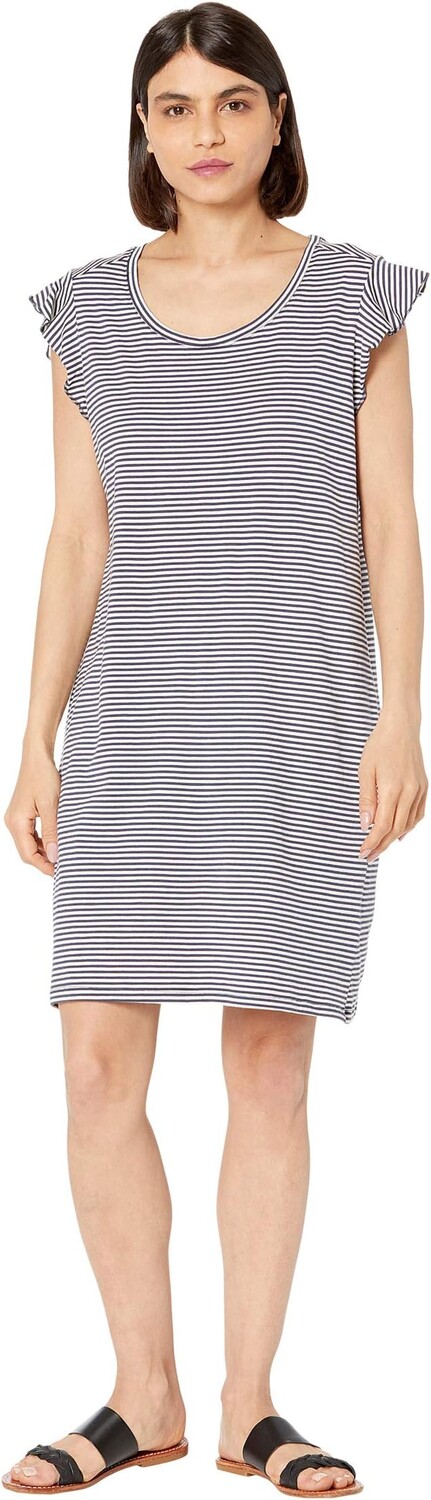 

Платье Toad&Co Rufflita Short Sleeve Dress, цвет True Navy Stripe
