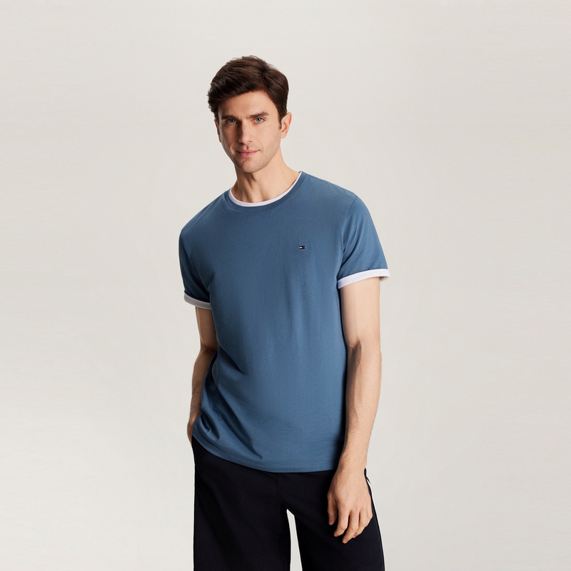 Футболка мужская Tommy Hilfiger, шафрановый — фото 3