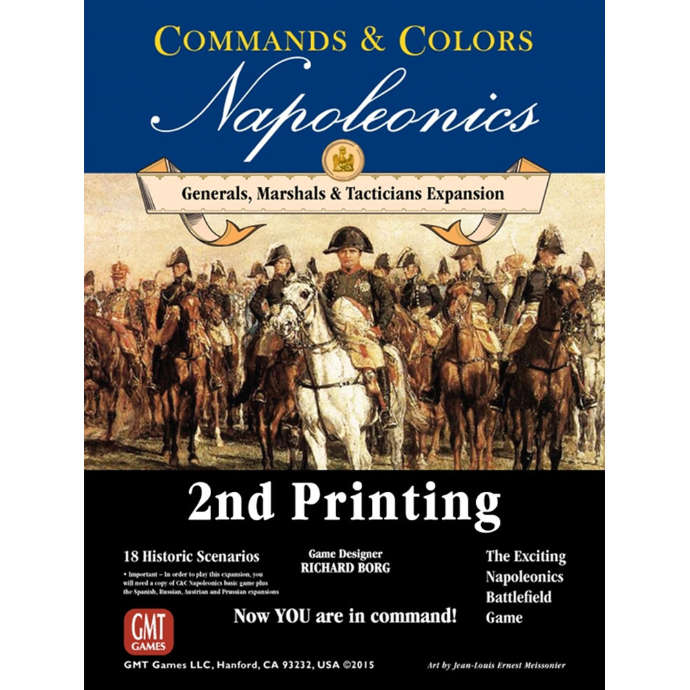 

Настольная игра GMT Games Commands & Colors: Napoleonics - Generals, Marshals, & Tacticians Expansion (2nd Printing)