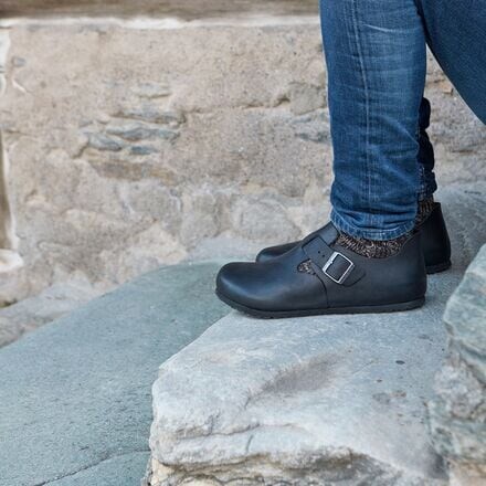 Женские ботинки Birkenstock кожаные классические, черный — фото 3