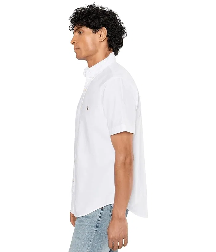 Рубашка оксфорд классическая Polo Ralph Lauren, White — фото 3