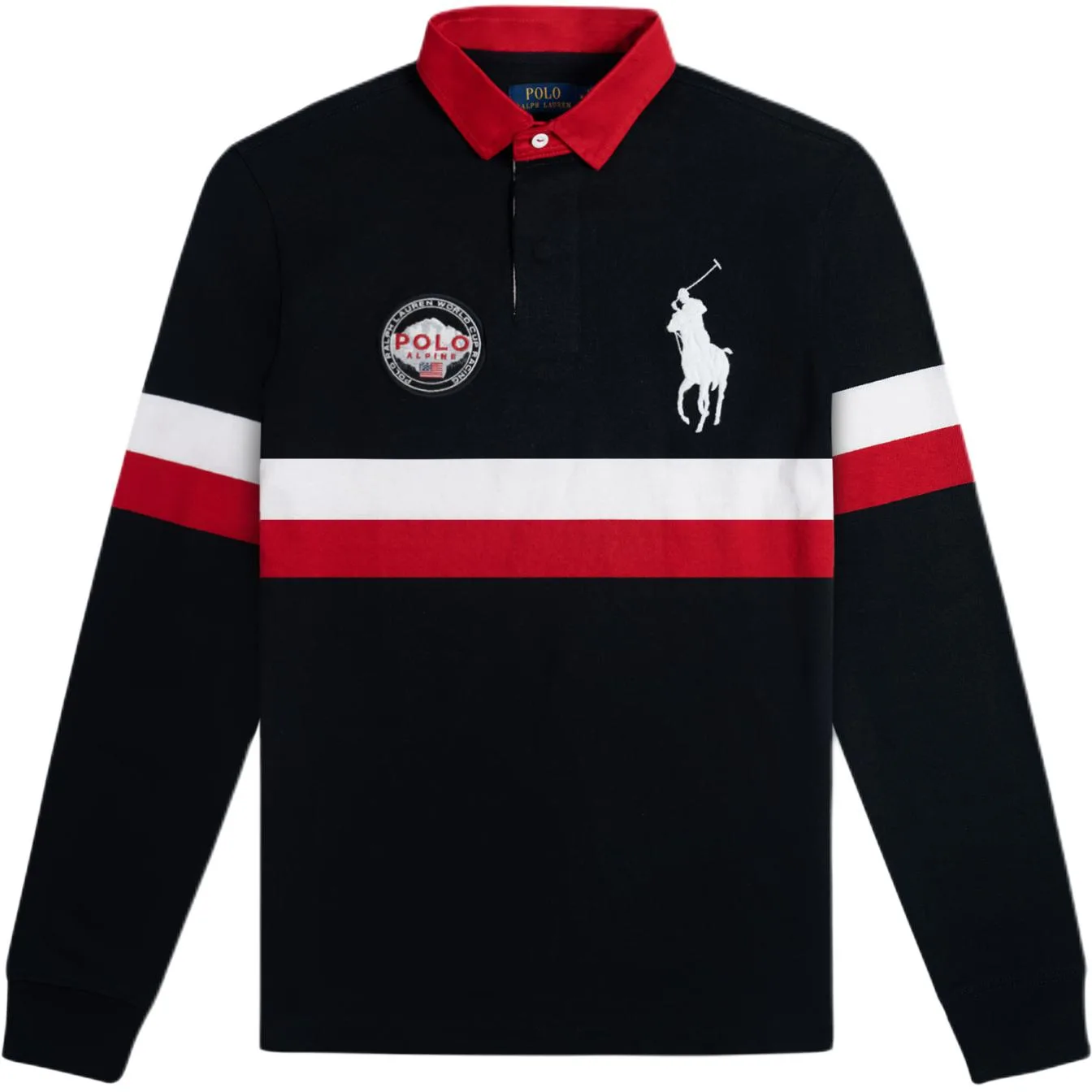 Футболка-поло Big Pony для мужчин Polo Ralph Lauren, черный