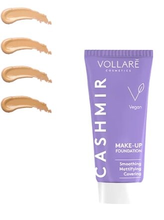 

Слоновая кость, 30 мл Vollare, Cashmir Foundation, 401, Vollare Cosmetics